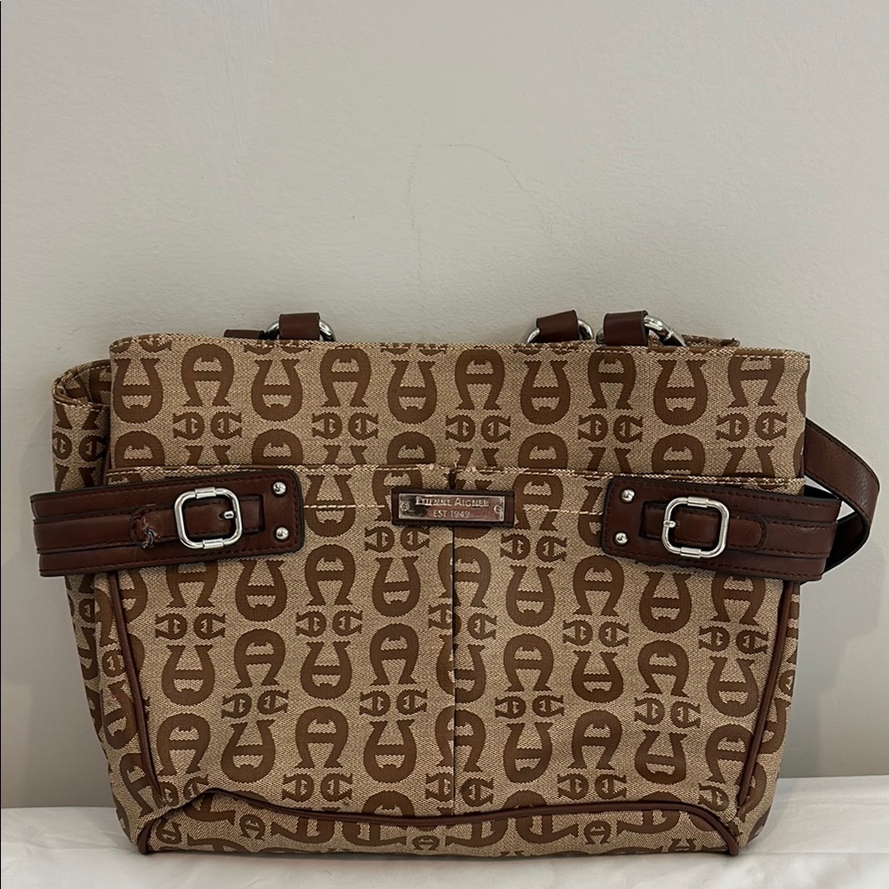 Etienne Aigner Luxary Brown Tote Bag